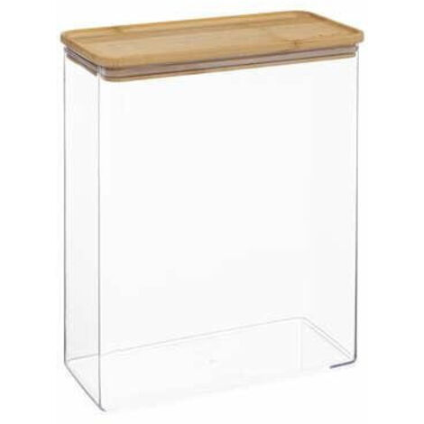 Caja rectangular eske con tapa de bambú 4,3l - 5five