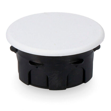 Caja redonda de empotrar ø60x40mm con garra de plástico