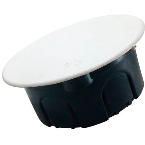 CAJA REDONDA DE EMPOTRAR Ø80x40mm CON GARRA METALICA SOLERA 514