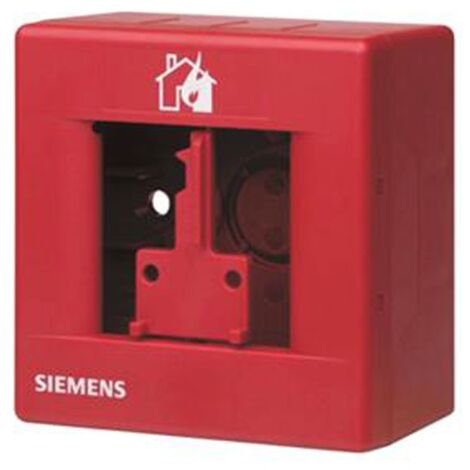 Caja roja Siemens para pulsador con llave A5Q00002217