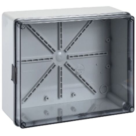 Caja Schneider tapa transparente IP55 240X190X90 SL00958