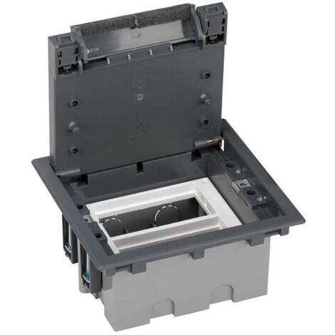 Caja suelo 90mm 2 módulos gris SIMON 52050102-035
