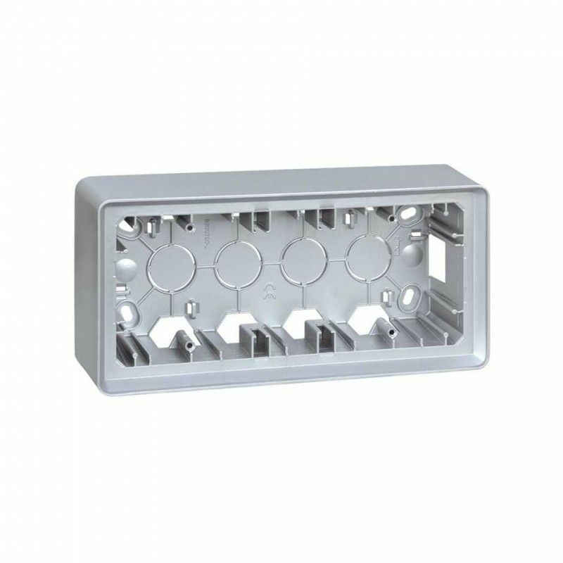 

Caja superficie 3 elementos aluminio frio 82 DETAIL 8200770-093 - Simon