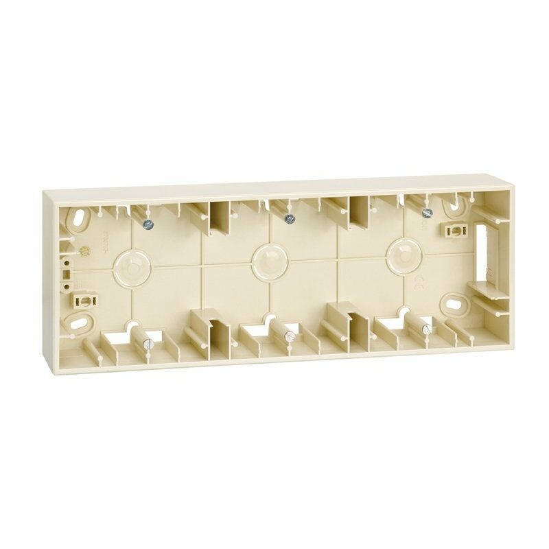 

Caja marfil de superficie para tres elementos (Simón 27 Play 2700753-031)