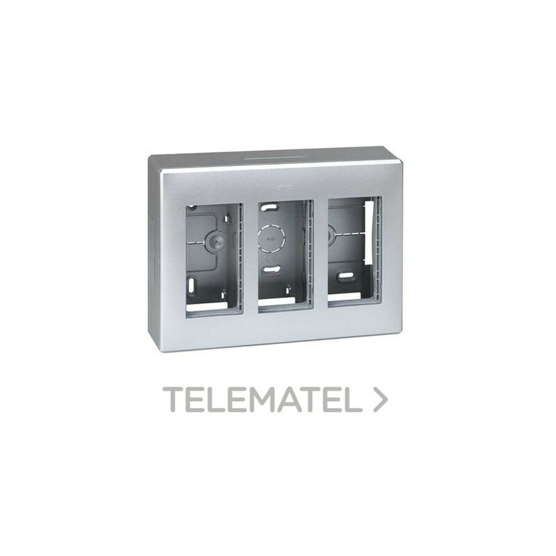 

CAJA SUPERFÍCIE 3 MÓDULOS ALUMINIO 51000003-033 - Simon Connect