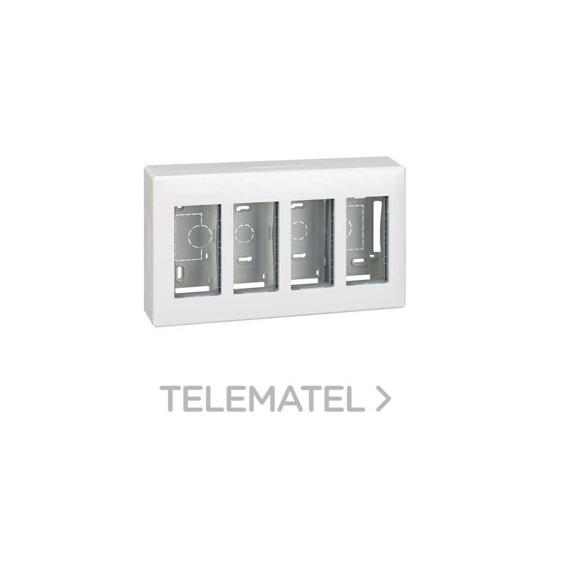 

CAJA SUPERFÍCIE 4 MÓDULOS BLANCO 51000004-030 - Simon Connect