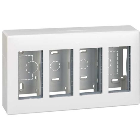 Caja superfície 4 módulos blanco SIMON 51000004-030