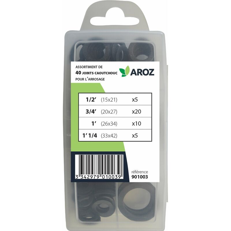 

Aroz - Caja surtido juntas de riego (x40)