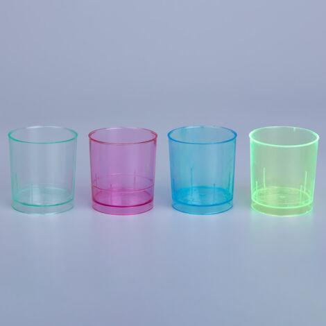 Caja vaso chupito color de 1000 uds 3,7x4,4x4,1 cm