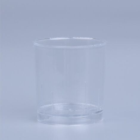 Caja vaso chupito transparente de 1000 uds 3,7x4,4x4,1 cm