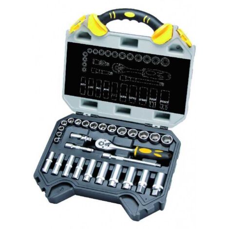 Caja Vigor Llaves Llave de tubo Crv 3/8" Piezas 29