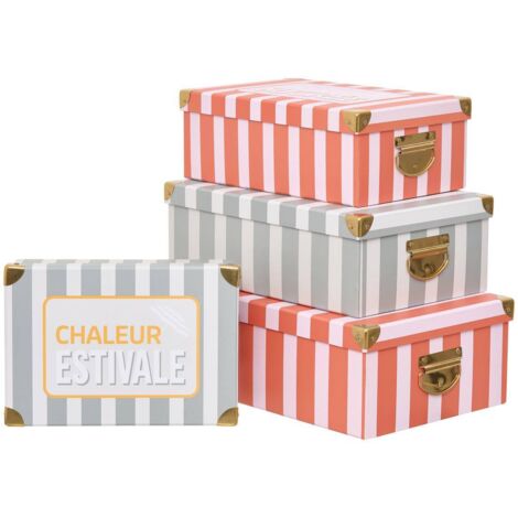 Cajas 4 box l28/31,5/36/40cm - 5five
