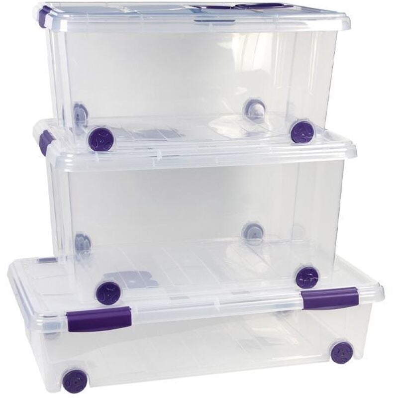 

PLIMPO caja ordenacion con ruedas 36l modelo ricordi 59x40x25cm
