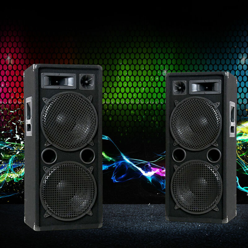 

PAIR 2000W Cajas para fiestas Disco 2 altavoces de 30 cm Disco 212 - Liston