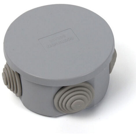 Cajas de conexiones IP55 - Ø65x30mm - Gris