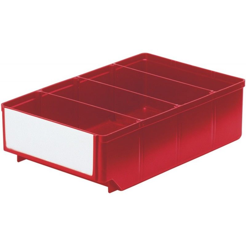 

Lakape - Cajas de estantes RK 300/186 rojo (Por 8)