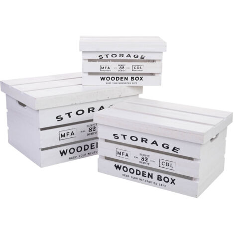 Cajas de madera impresas set 3 pzas 42x31x24h-36x25x20h-30x19x16h cm