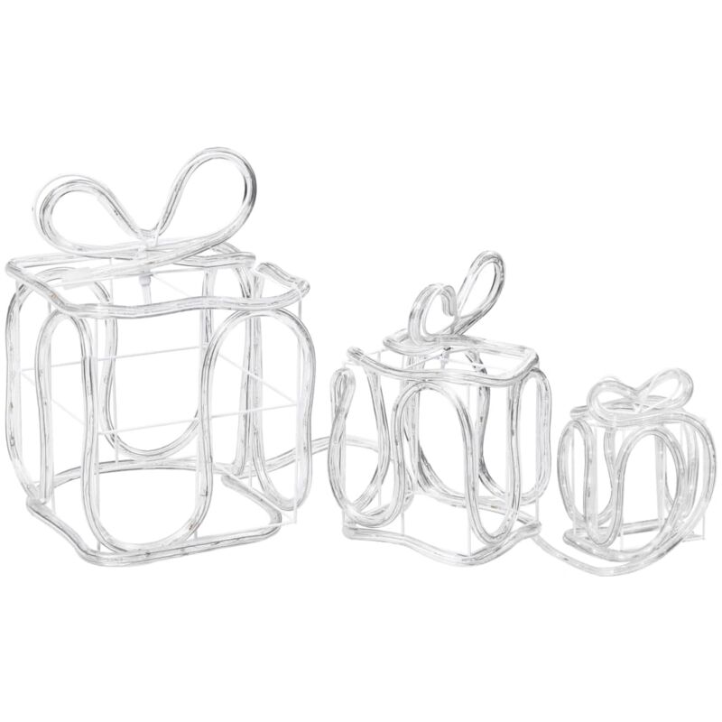 

vidaXL Cajas de regalo adorno navideño 180 LED interior y exterior - Multicolor