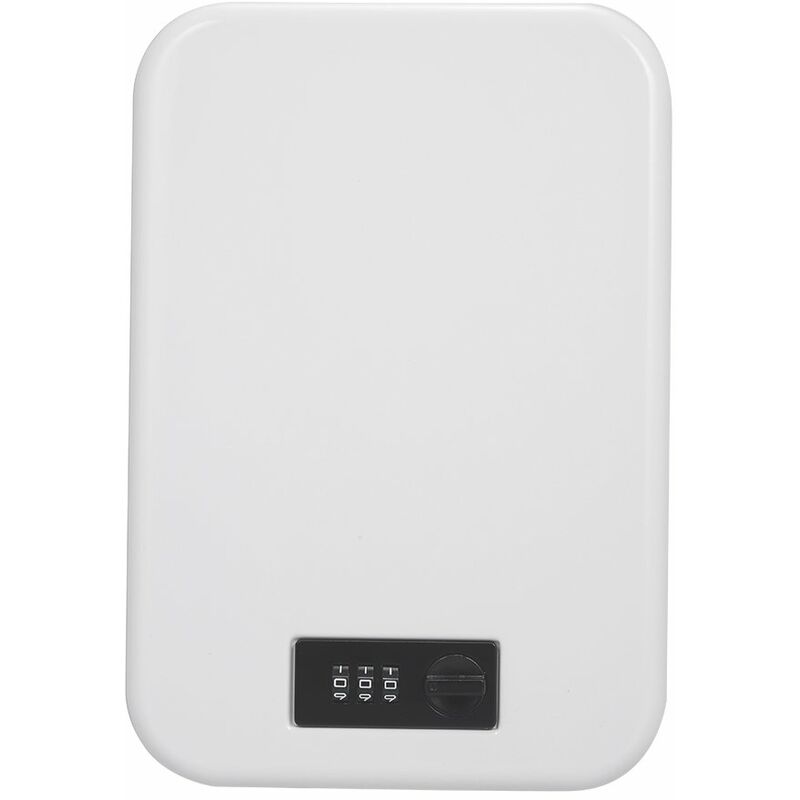 

Cajas fuertes con contrasena de rueda de marcacion, Caja fuerte portatil para automovil,blanco
