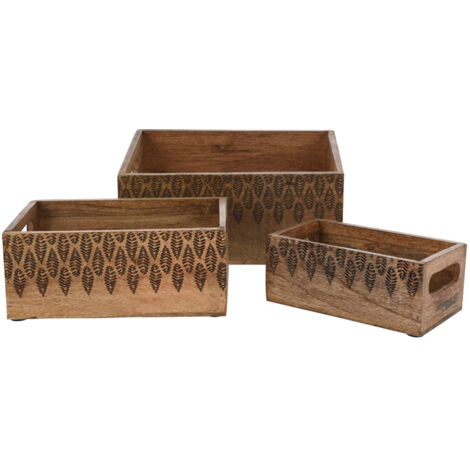 CAJAS MADERA MANGO 30+28+23 CM