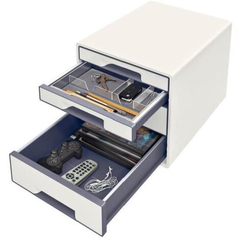 Cajón Archivador Leitz WOW CUBE Blanco