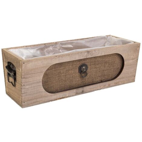 Cajon de madera marrón 35x13,5x12