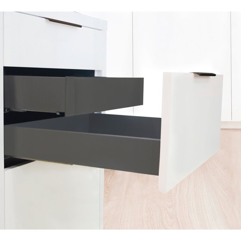 

Cajon Milan Completo Extraccion Total 089-500 Mm Blanco Push - Blanco