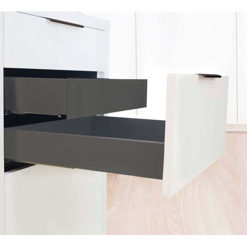 

Cajon Milan Completo Extraccion Total 089-500 Mm Antracita Push - Antracita