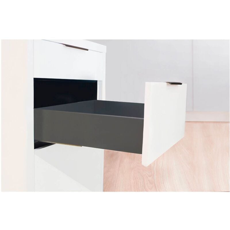 

Cajon Milan Completo Extraccion Total 121-500 Mm Blanco Push - Blanco