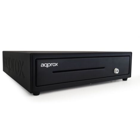 Cajón Portamonedas Approx appCASH01USB/ Manual y Automático/ Negro