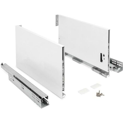cajón qube h250 extracción total acabados antracita/blanco m350-m500 acabado blanco medida cajón 350