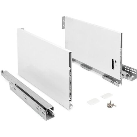 cajón qube h250 extracción total acabados antracita/blanco m350-m500 acabado blanco medida cajón 400