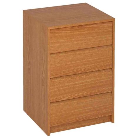 CAJONERA 4 CAJONES BISEL K762B 73,4X50CM ROBLE