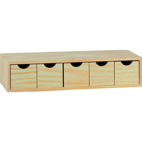 Cajonera Montada De Pino 57x23x12cm.  Blp510.99