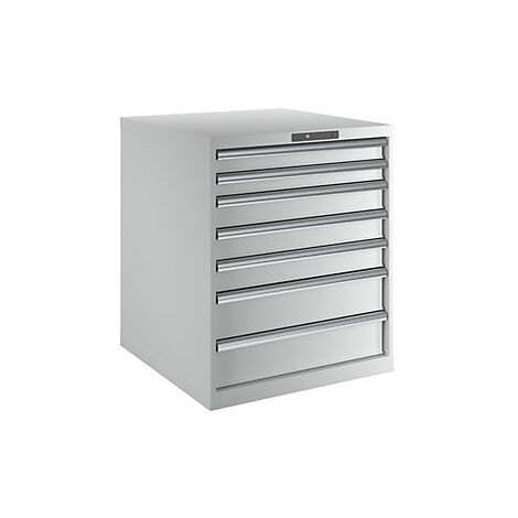 Cajonera con 7 cajones  A x P x H 717 x 725 x 850 mm  carga
