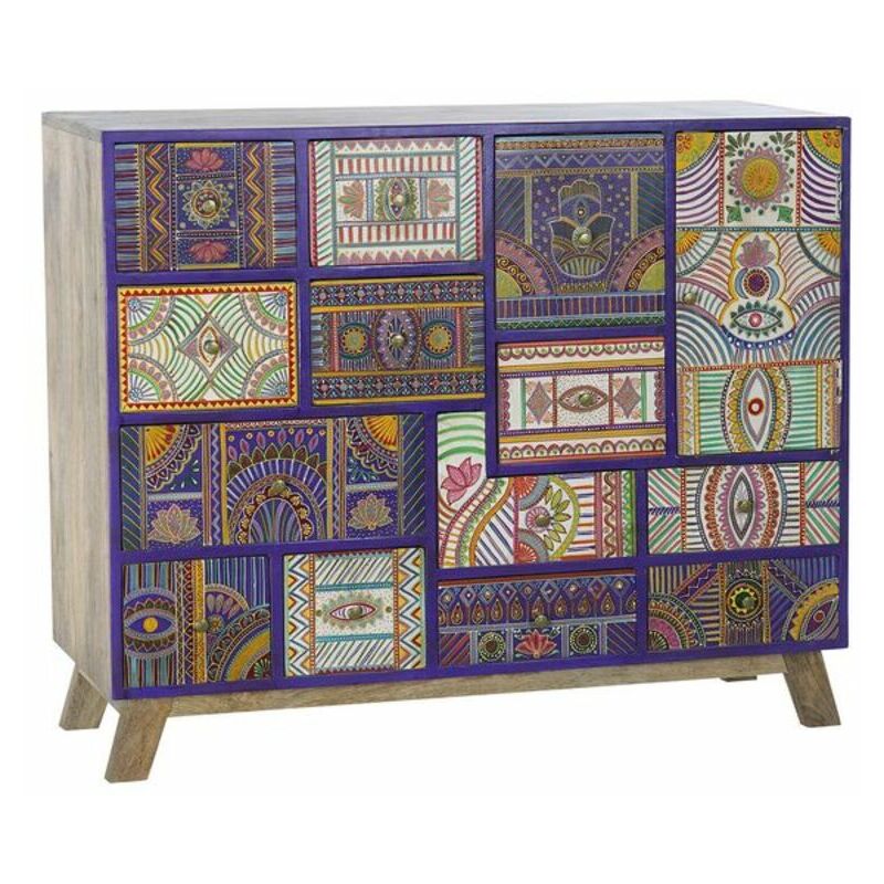 

Cajonera DKD Home Decor Folk Multicolor Madera de mango (110 x 35 x 88 cm)