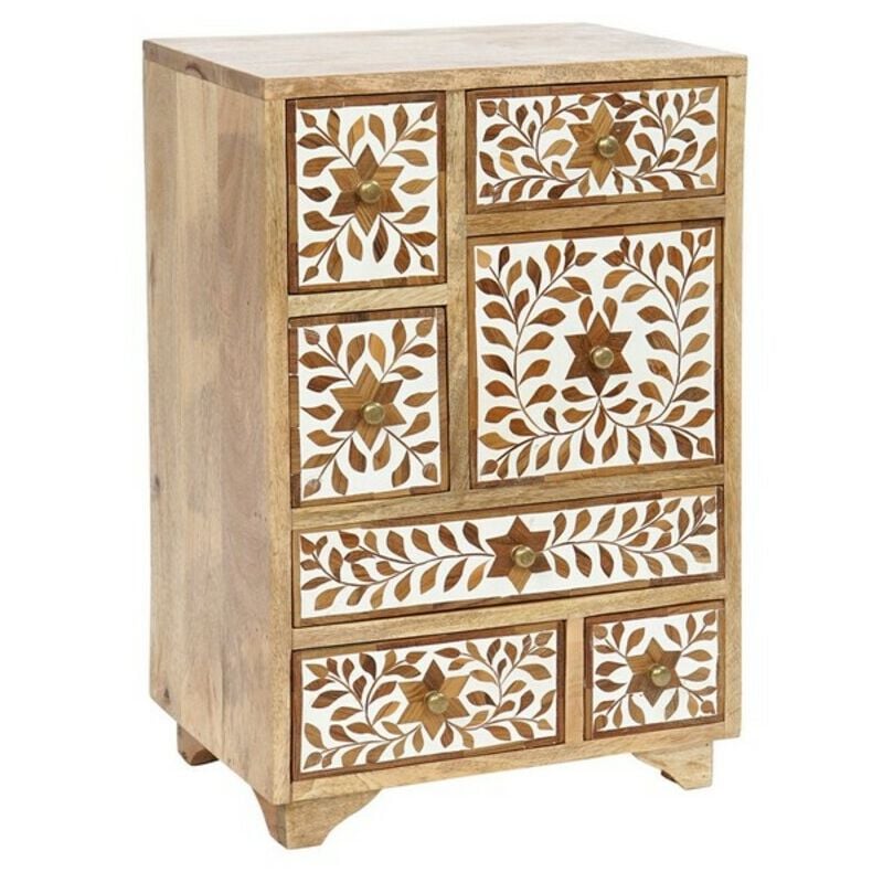 

Cajonera DKD Home Decor India Floral Resina Madera de mango (42 x 30 x 66 cm)