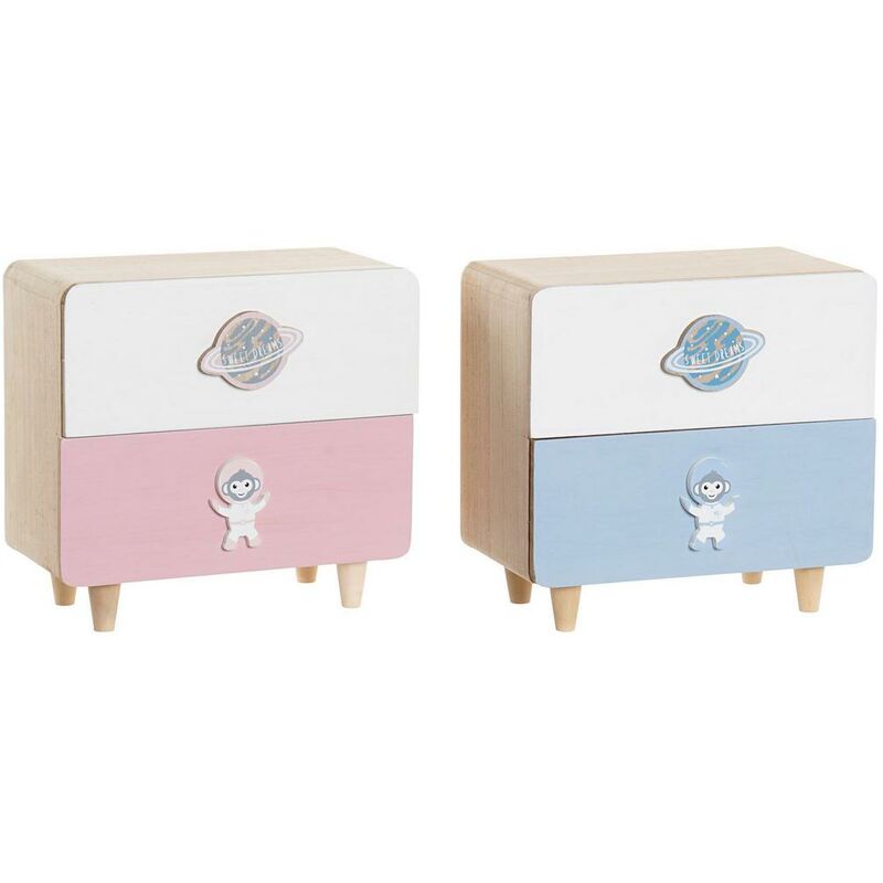 

Cajonera DKD Home Decor Madera MDF (2 pcs) (20 x 10 x 19 cm)