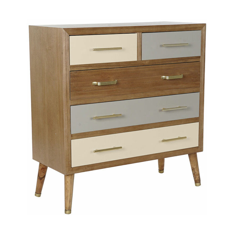 

Cajonera DKD Home Decor Metal Madera de Paulonia (80 x 34 x 84 cm)
