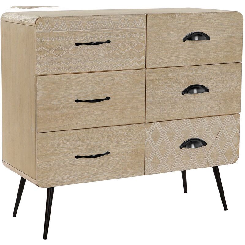 

Cajonera DKD Home Decor Metal Madera de Paulonia Madera MDF (73 x 33 x 68 cm)
