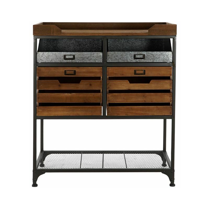 

Cajonera DKD Home Decor Metal Pino (78 x 39.5 x 91.5 cm)