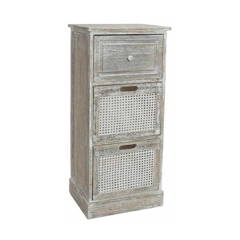 

Cajonera DKD Home Decor Ratán Madera de Paulonia (40 x 29 x 90 cm)