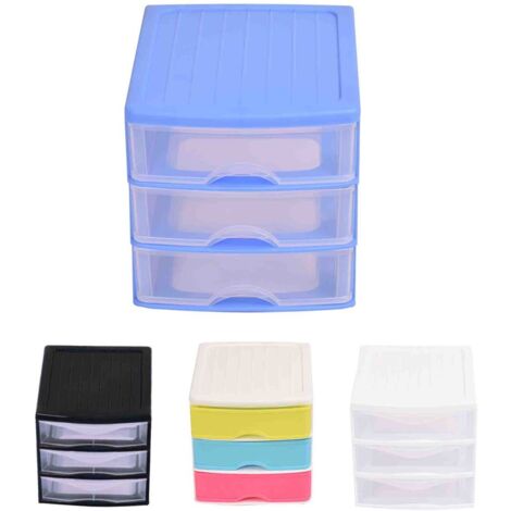 Organizador 3 Cajones Loira Ng 36x27x27cm - Plasticforte - 1123602