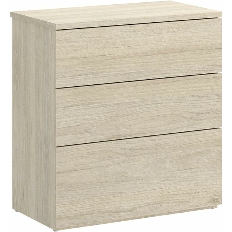 

Mesita de noche cajonera Natural . Medidas: alto 58cm. ancho 52cm. X 34cm.