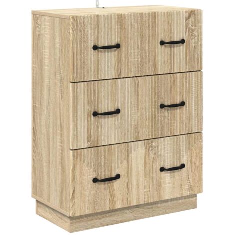 Cajonera Roble 66 x 34,5 x 87 cm Madera de Ingeniería