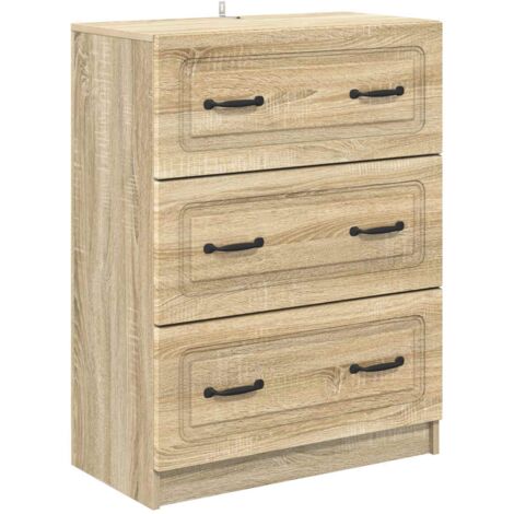 Cajonera Roble 66 x 34,5 x 87 cm Madera de Ingeniería