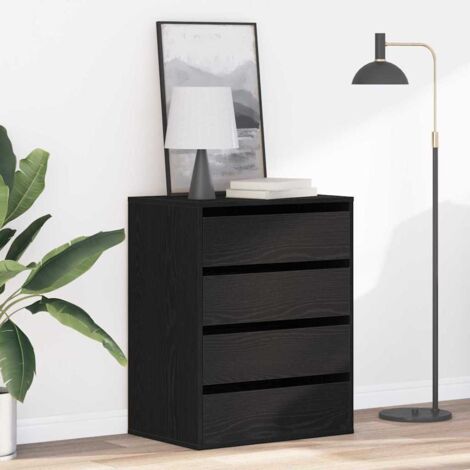Cajonera Roble negro 60 x 41 x 76 cm Madera contrachapada