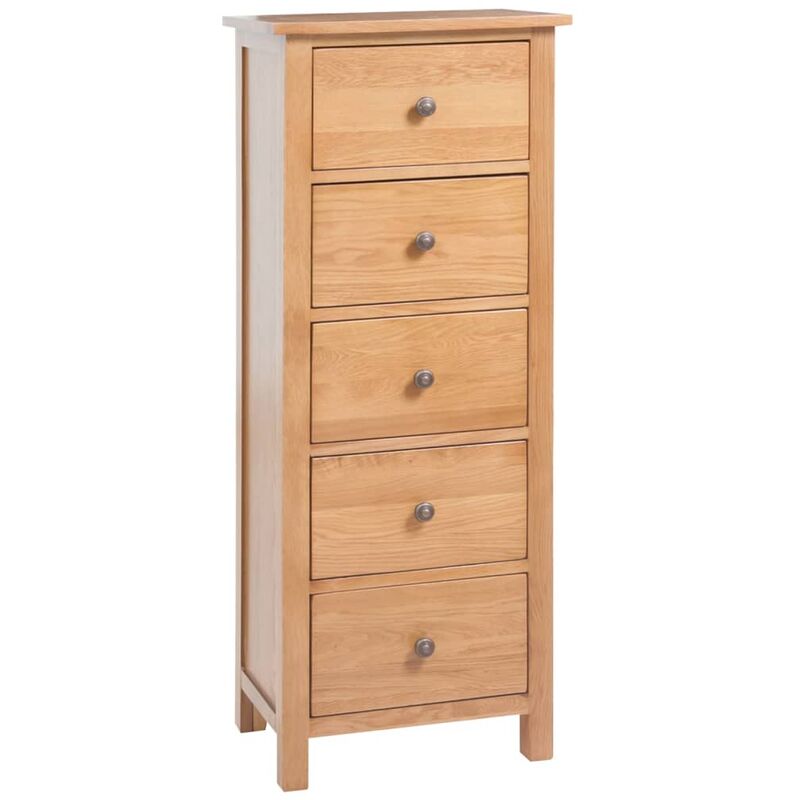 

Cajonera sinfonier de madera de roble maciza 45x32x110 cm
