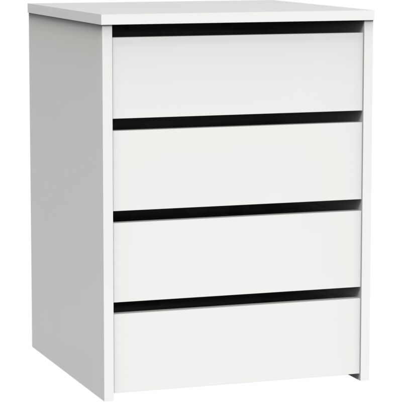 

Cajonera Turin para armario de 100 cm acabado de dos colores 61 cm(alto)46 cm(ancho)45 cm(fondo) Color Blanco brillo