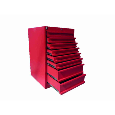 Cajoneras herramientas METALWORKS DELK8 con 8 cajones medidas 590 x 628 x 950 mm